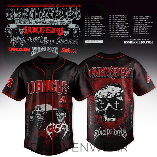 Arizonna Diamondbacks x GREYDAY 2026 Edition Jersey