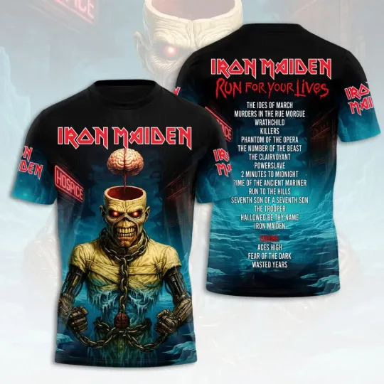 Discover Maiden 2026 World Tour 3D Apparel