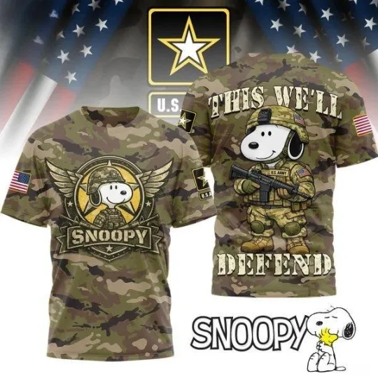 Discover Snoop This We’ll Defend 2026 Camo  T-Shirt