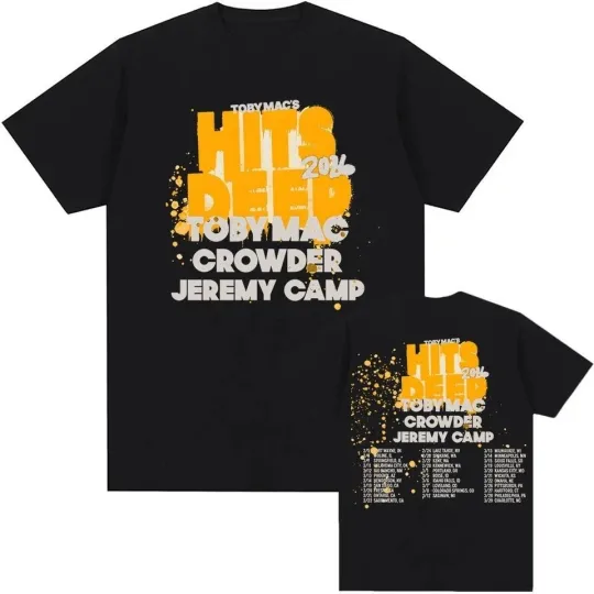 Discover TOBYMAC CROWDER JEREMY CAMP Tour 2026 T-shirt