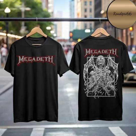 Discover Megadeth 2026 World Tour T-shirt