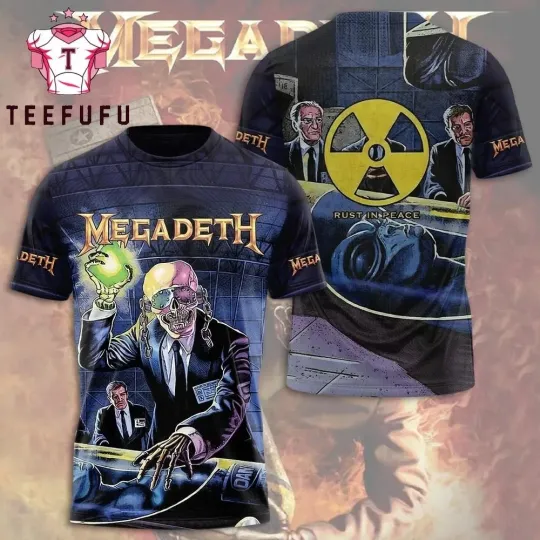Discover Megadeth World Tour 3D Printed Limited Edition AOP T-Shirt