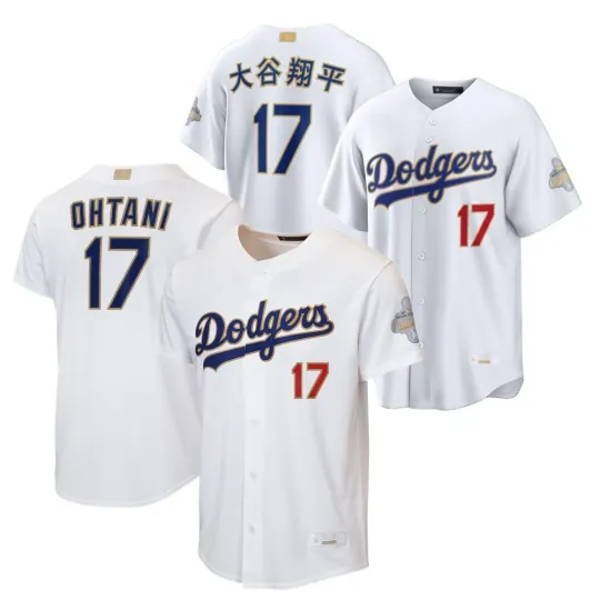 Men's Los Angeles Dodgerss #17 Shohei Ohtani 2026 Gold Collection Home Jersey
