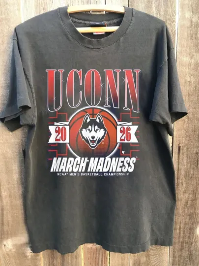 Discover UConn Huskies 2026 March Madness T-Shirt