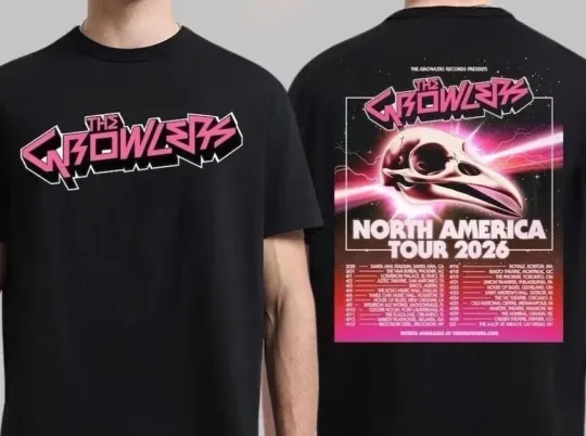 Discover The Growlers North America Tour 2026 City Dates Two Sided T-Shirt1