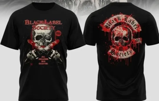 Discover New Black Label Society North America Tour 2026 Reprint S-235XL T-Shirt