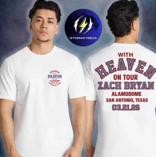 Discover Zach Bryan Tour With Heaven On Tour 2026 Exclusive Tee On March 21 T-Shirt