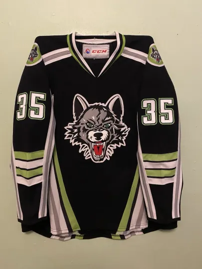 Discover Jordan Binnington Chicago Wolves Alternate Jersey