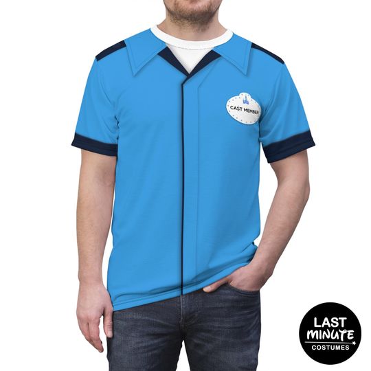 Discover Character Attendant Cast Member Shirt, Walt Disney World Costume, Cast Member Merch, Disneyland Costume, Mens Disney Shirt, Disney Costume