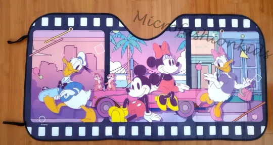 Discover DISNEY Mickey Mouse Minnie Car Sunshade Windshield Cover SUV Truck