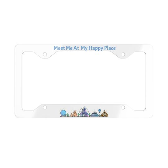 Discover Disney World License Plate Frame, Mickey Mouse Car Accessory, Vacation Gift