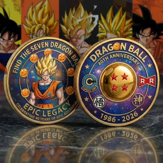 Discover DragonBall 40th Anniversary Epic Legacy Commemorative Coin