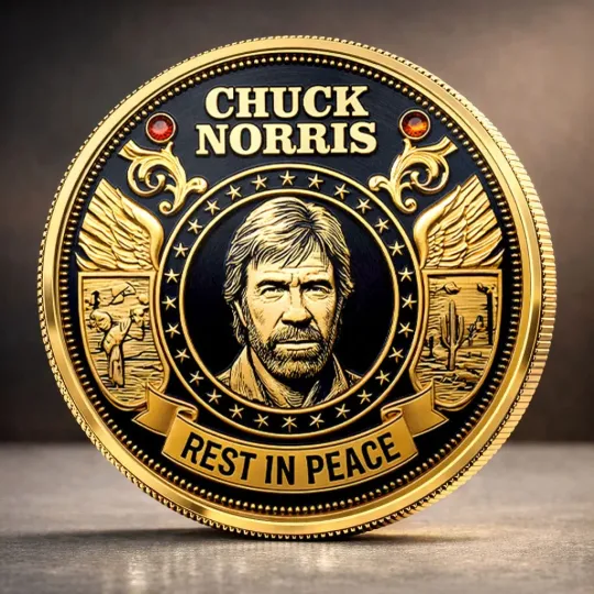 Discover Chuck Norris Commemorative Coin