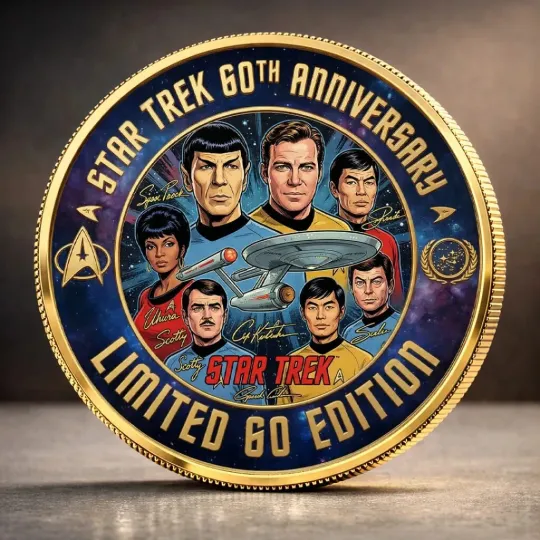 Discover Trek 60th Anniversary 2026 Commemorative Coin