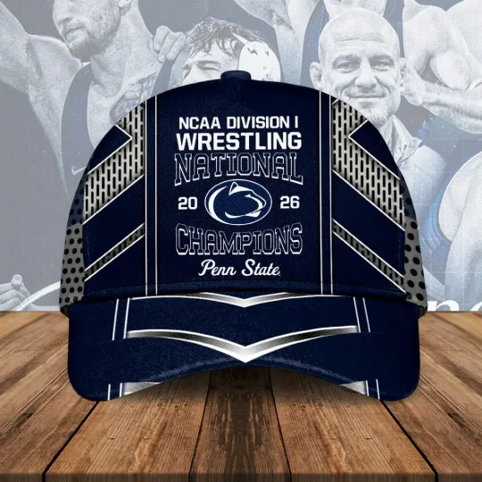 Discover Penn State Nittany Lions Wrestling 2026 National Champions Classic Cap 2026