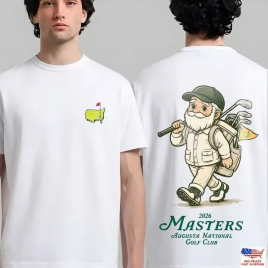 Discover Masters 2026 Golf Gnome Shirt Augusta National Funny Golf Tee Graphic Tee