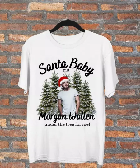 Discover Santa Baby Western T-Shirt Under The Tree