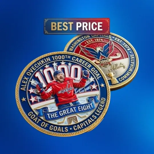 Alex Ovechkin 1000Th Goal Commemorative Coin