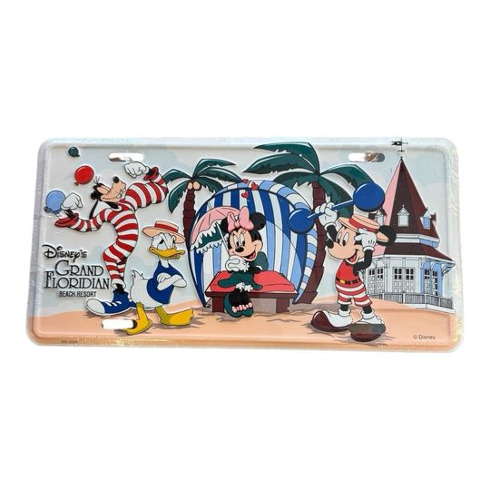 Discover Walt Disney Grand Floridian Beach Spa Resort License Plate