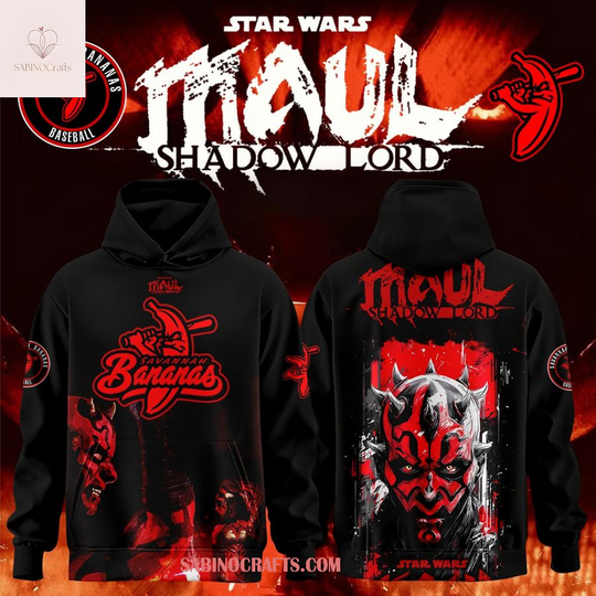 Savannah Bananas 2026 Star Wars x Maul Shadow Lord Hoodie