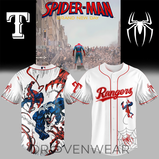 Texas Rangers x Spider Man: Brand New Day Jersey
