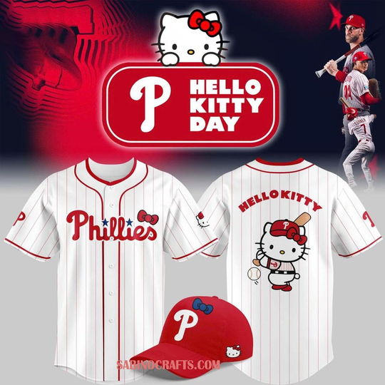 Philadelphia Phillies Hello Kitty Night 2026 Classic Baseball Jersey