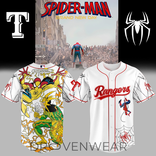 Texas Rangers x Spider Man: Brand New Day Jersey