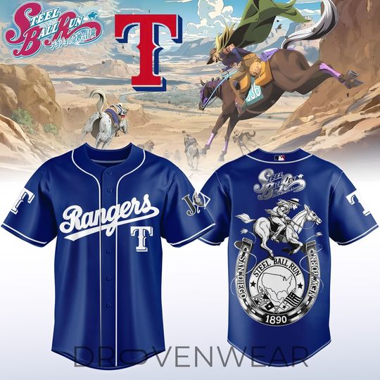 Texas Rangers x Steel Ball Run Limited Jersey