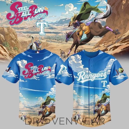 Texas Rangers x Steel Ball Run Limited Jersey Ver3