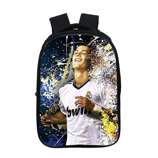 Ronaldo Students Backpack Around Football C Ronaldo