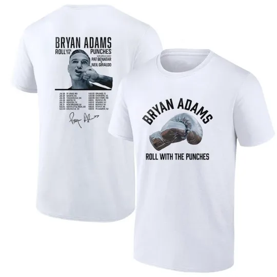 Discover Bryan Adams Roll With The Punches Tour 2026 Shirt
