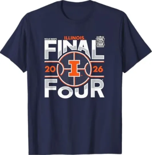 Discover Illinois Illini Final Four 2026 Men's March Madness Vibes T-Shirt