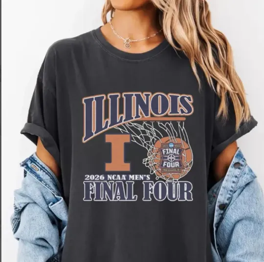 Illinois Final Four 2026 Shirt – March Madness Tee, College Basketball Fan Shirt