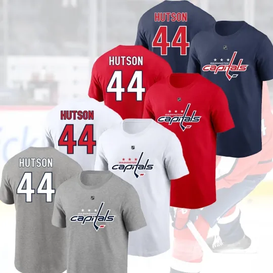 Cole Hutson #44 Washington Capitals 2026 Name & Number Gift For Fans