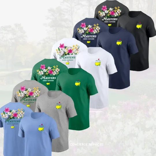 Discover 2026 The Master Golf Tournament Amen Corner Floral For Fans, Golf Lover Gifts