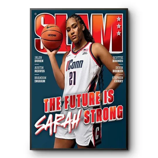 Sarah Strong UConn Huskies SLAM Magazine Basketball Poster Wall Art
