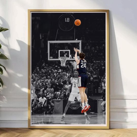 Discover Vintage 90s Basketball Poster: Braylon Mullins Game Day Gift For Fan