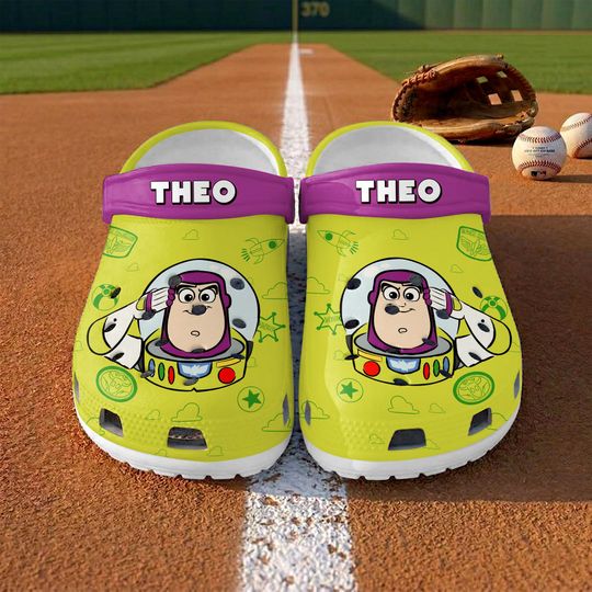 Discover Custom Name Toy Story Team Buzz Lightyear Clog, Disney Pixar Toy Story Clogs, Disney Birthday Boy Gift, Family Vacation 2026