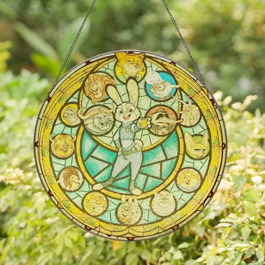 Discover Judy Hopps Suncatcher Stained Glass, Disney Window Hanging Decor