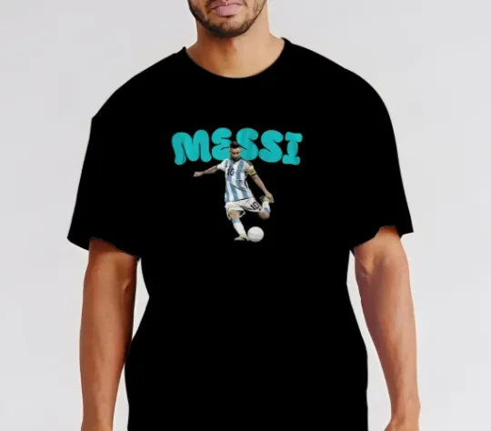 Discover Lionel Messi T-Shirt Mens Casual Top Clothing