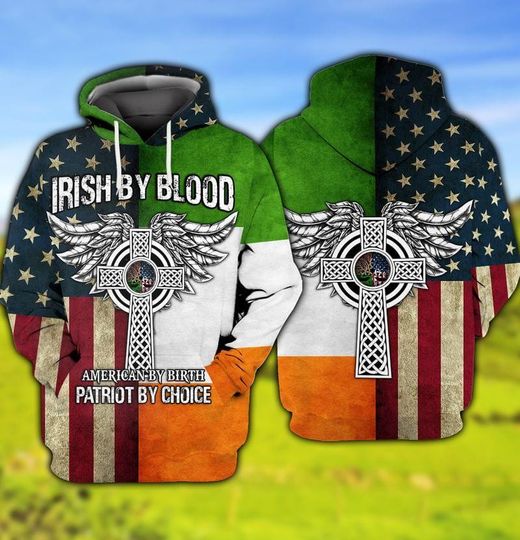 Discover Irish and American Pride 3D Hoodie
