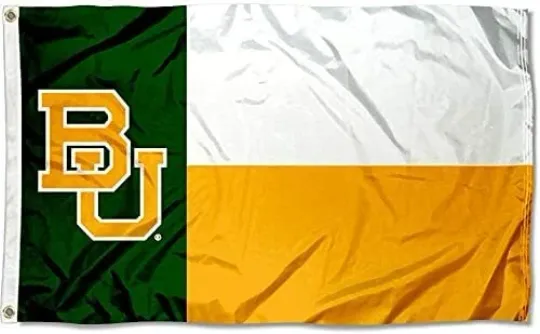 Baylor Bears Texas Flag with Grommets