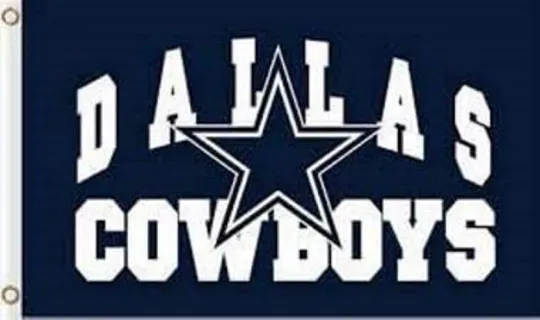 Discover Dallas Cowboys Football Team Flag w/ BIG Star Logo Flag 3x5- With Grommets