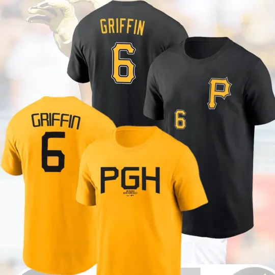 Discover 🔥 SALE - Konnor Griffin #6 Pittsburgh Pirates 2026 Player Name & Number Fans