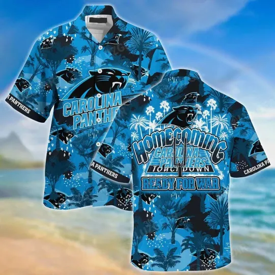 Discover Carolina Panthers Island Breeze Victory Hawaiian Gift For Fans, Gift For Friends