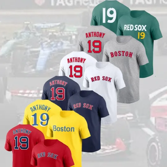 Discover 🔥Roman Anthony #19 Boston Red Baseball Name & Number Fans Gift Fastship