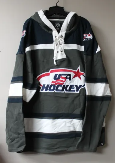 NHL Team USA Hockey Hoodie Jersey