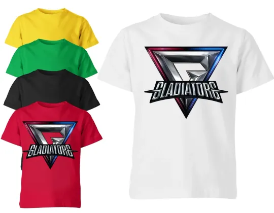 Discover Gladiators Gaming Tournament Unisex Kids T-Shirt TV Show Series Xmas 2025