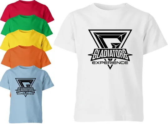 Discover Gladiators Experience 2026 Unisex Kids T-Shirt Gaming Tournament Boys Girls Gift