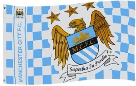 Discover Manchester City FC Football Flag House Flag Soccer Decor